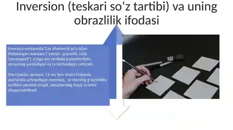 Nutqda badiiy tasvirdan foydalanish usullari 4