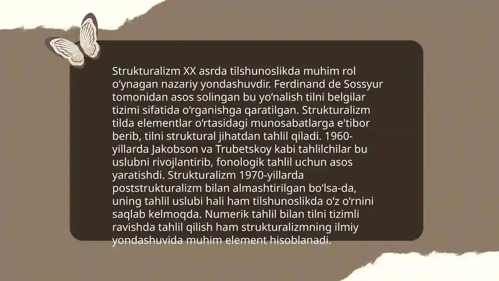 Tilshunoslikda Strukturalizm 4