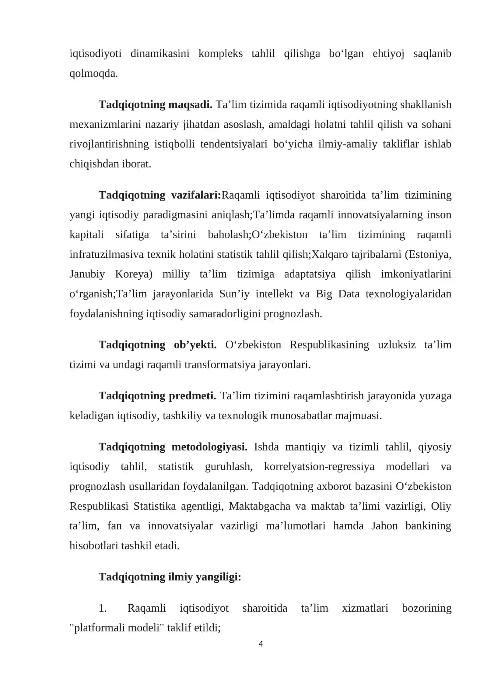 Raqamli iqtisodiyot tushunchasi va uning ta’lim sohasidagi transformatsiyasi 4