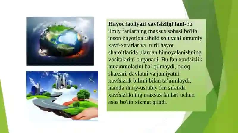 Hayot faoliyati xavfsizligi 4
