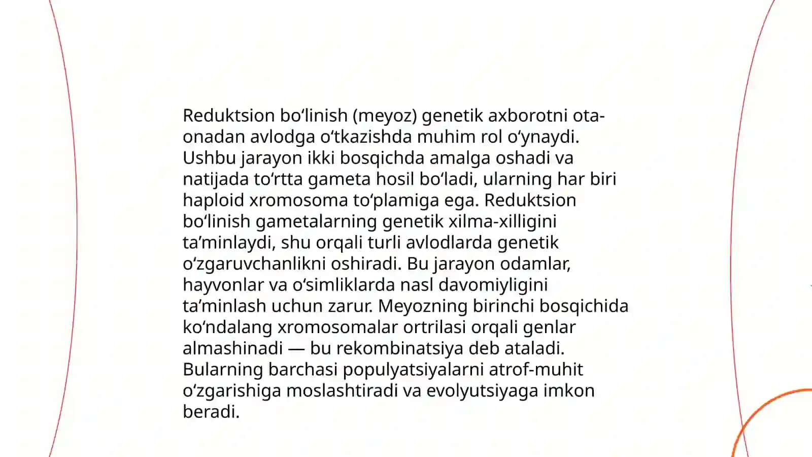 Meyozning biologik ahamiyati 4