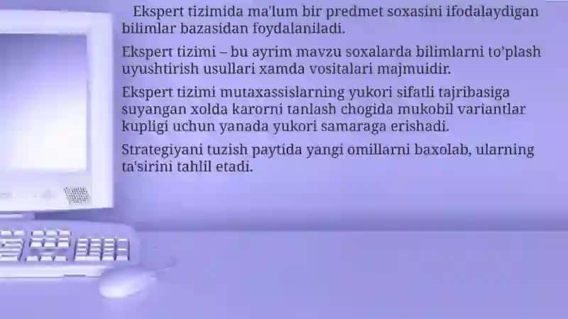Intellektual axborot tizimlari 4