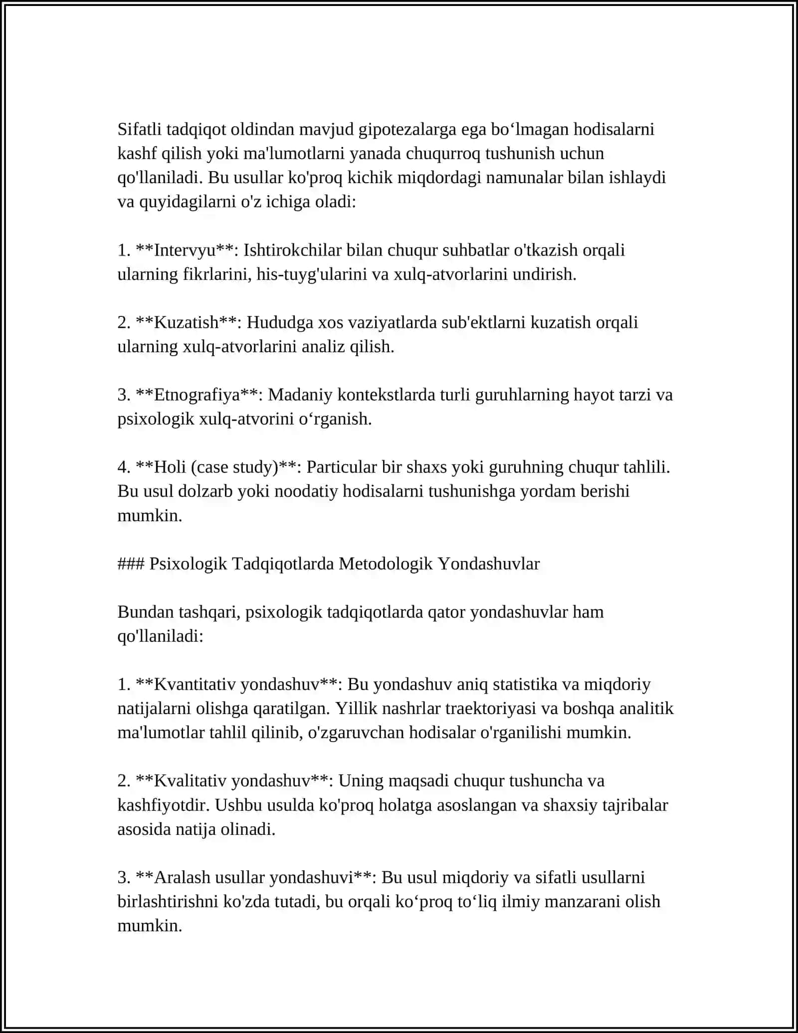 PSIXOLOGIK TADQIQOT SHAKLLARI 4