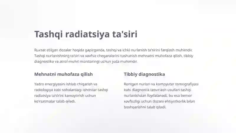 Ionlantiruvchi nurlanishning biologik ta'siri 4