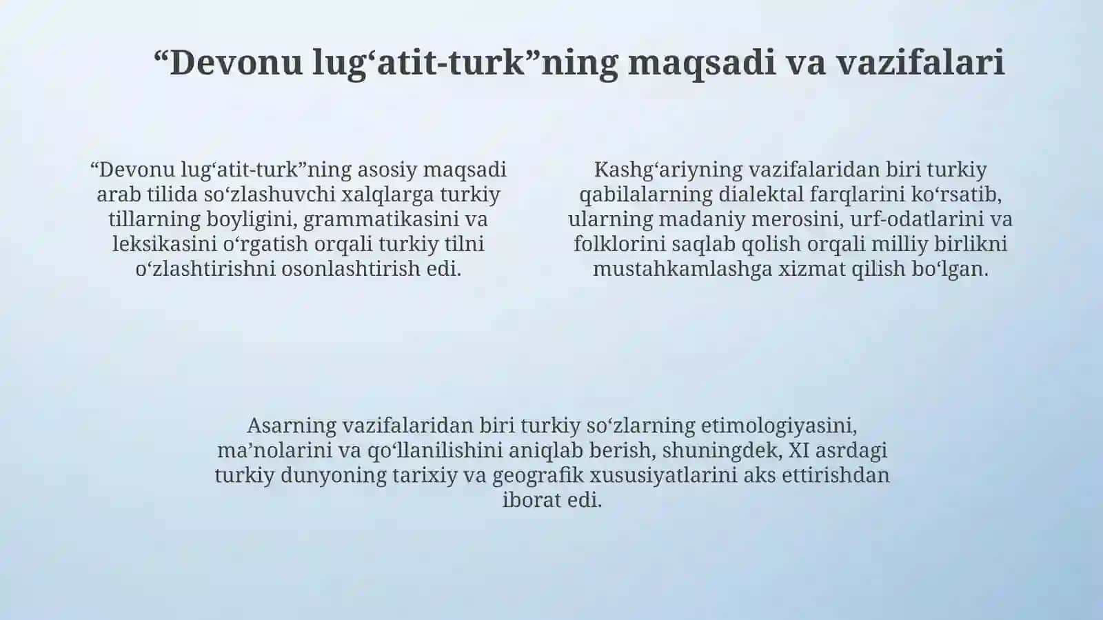 Mahmud Koshg'ariyning devoni lug'atit turk asari 4