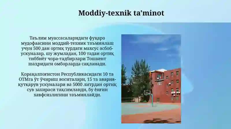 Ta'lim muassalarida fuqaro muhofazasini tashkil etish 4