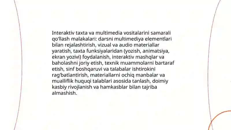 O‘qituvchilarda zamonaviy axborot texnologiyalari 4
