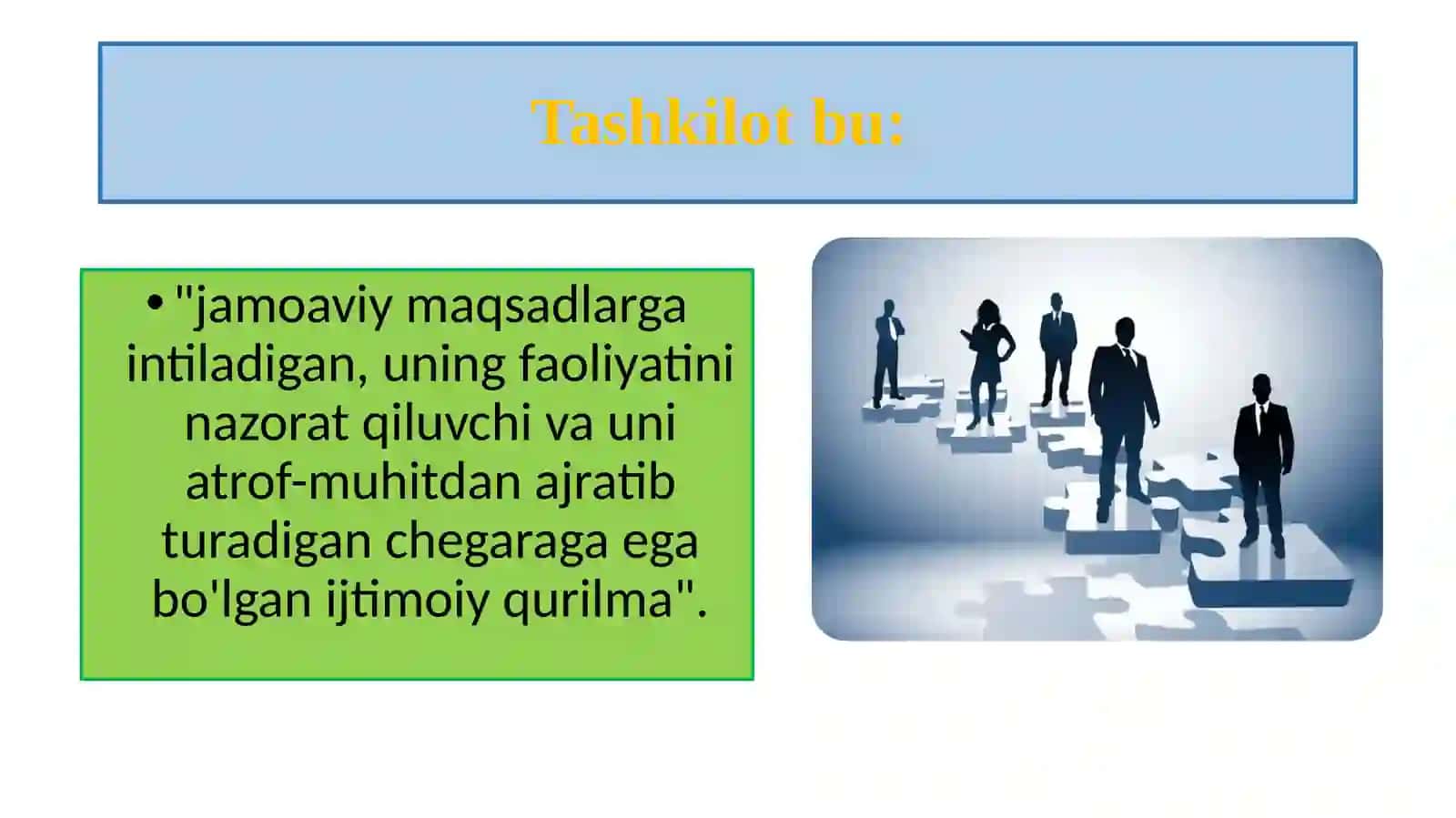 "YATT MJG’ AJ OAJ Biznеs sub’еkti vа uning strukturаsi" 4