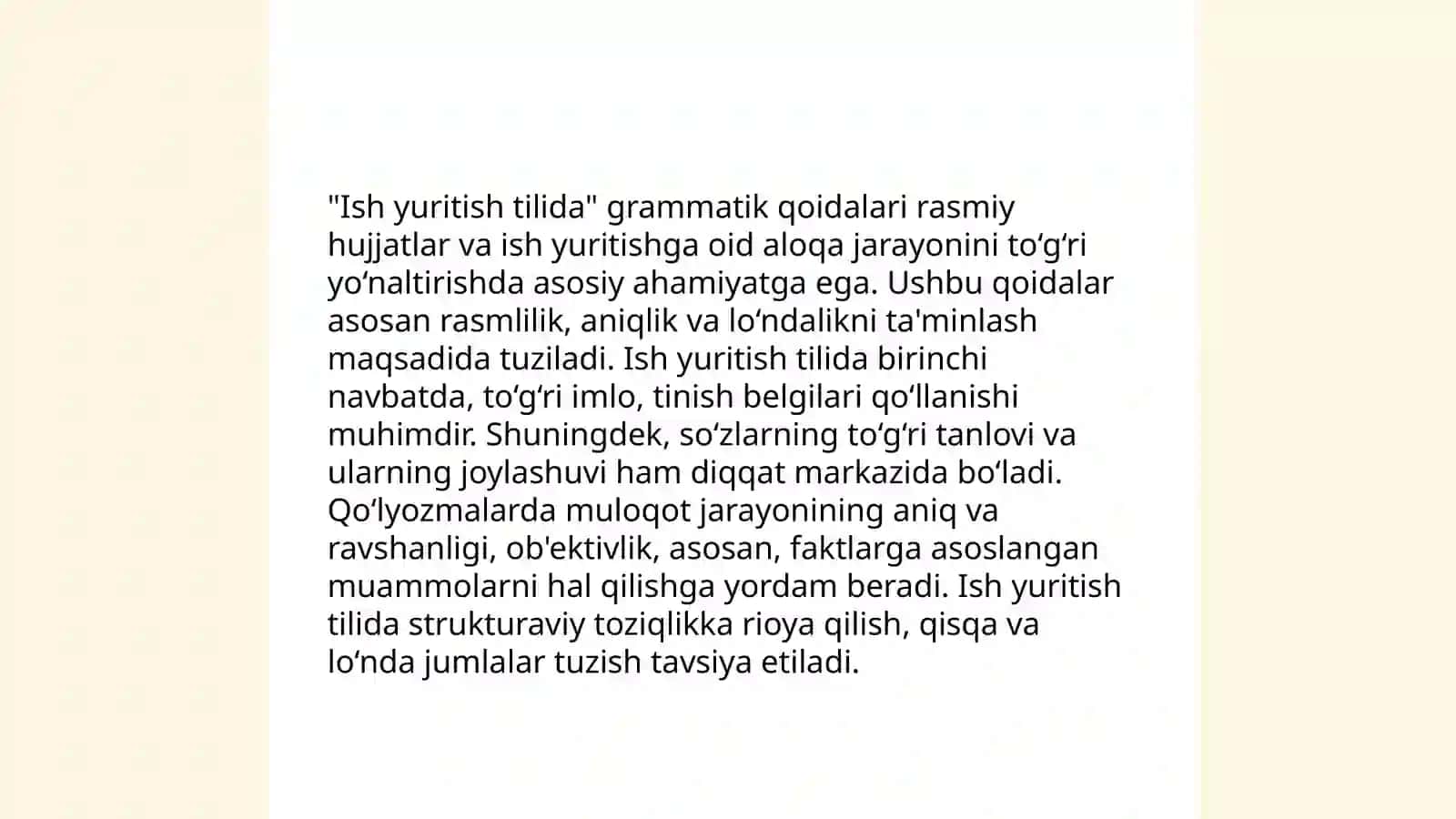Ish yuritish tili va uslubi 4