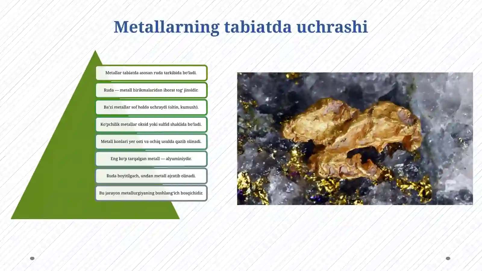 METALLARNING PAYDO BO’LISHI TARIXI VA HOZIRGI KUNDAGI OLINISH TEXNOLOGIYASI 4