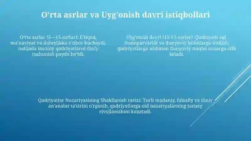 Qadriyatlar Nazariyasining Shakllanish Tarixi 4