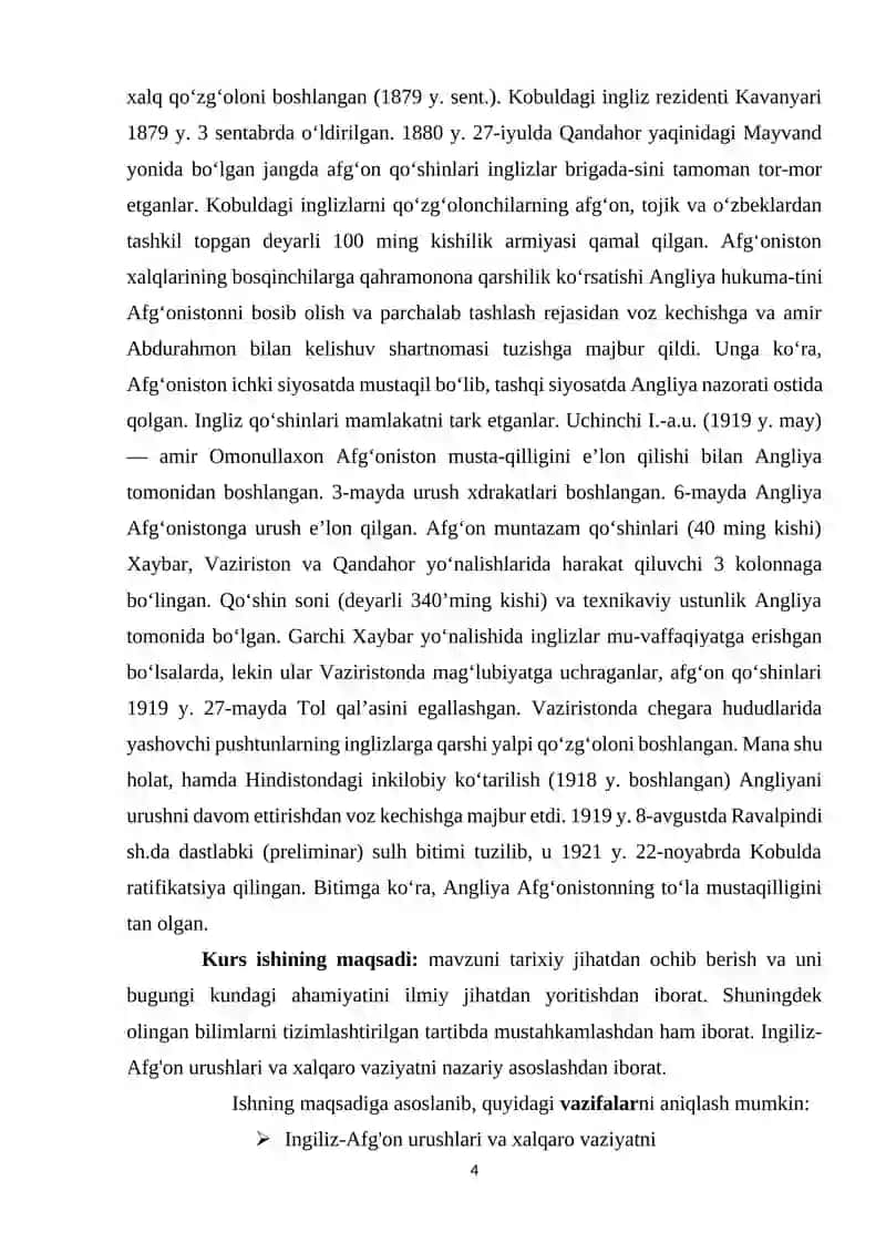 INGILIZ-AFG'ON URUSHLARI VA XALQARO VAZIYAT 4