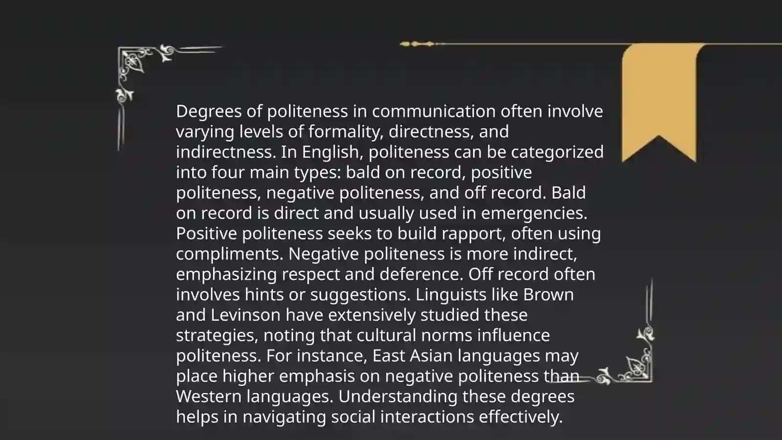 Pragmatics and Language Use 4