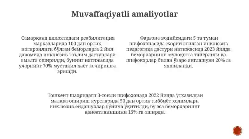 Kasalxona pedagogikasi: Inklyuziyaning ajralmas qismi 4