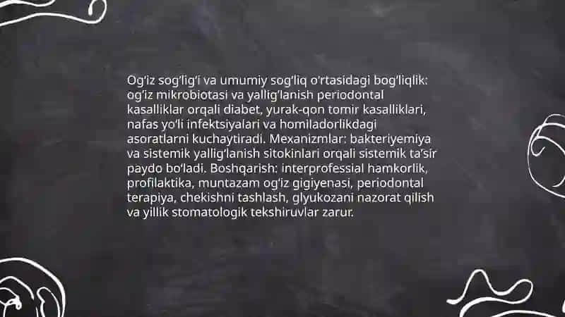 Hozirgi stomatologiyaning dolzarb muammolari 4