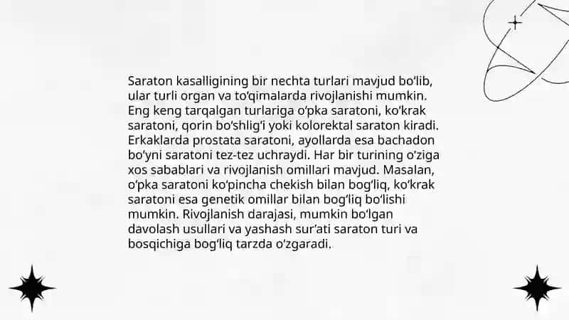 Saraton kasalligi 4