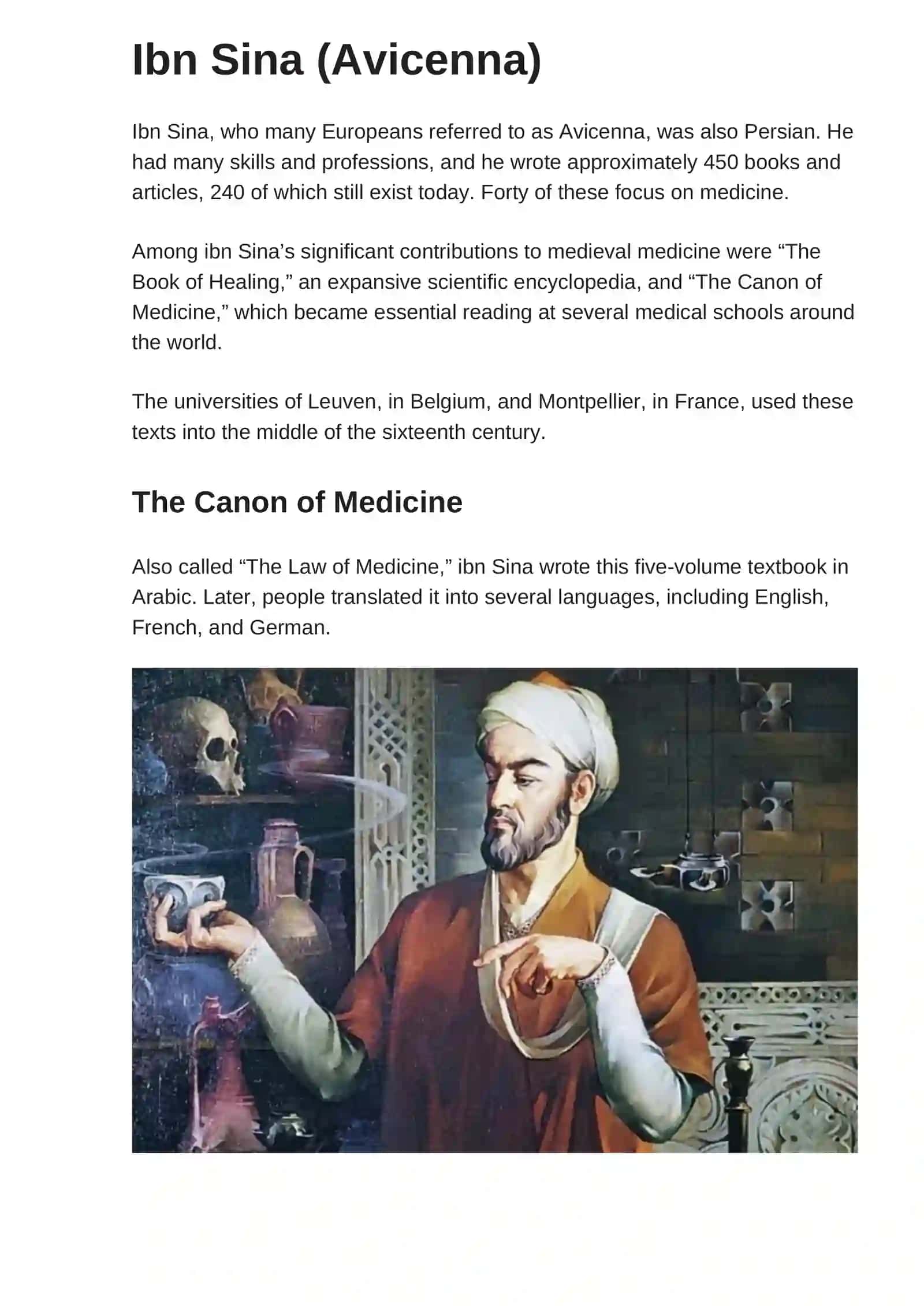 Influences on Islamic medicine 4
