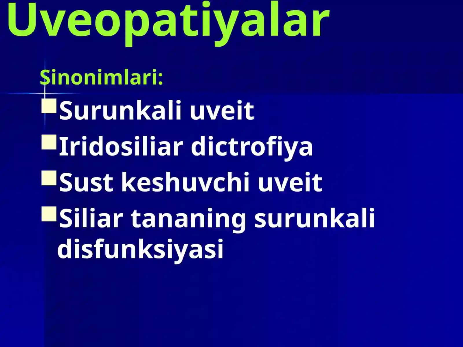 Tomirli parda va gavhar kasalliklari 4