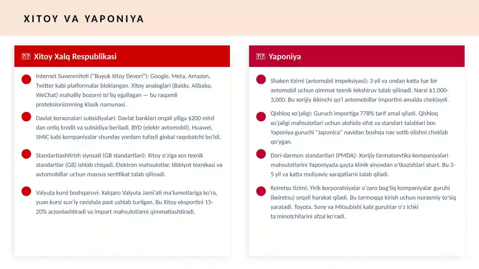 YASHIRIN PROTEKSIONIZM Siyosati va Davlatlar Amaliyoti 4