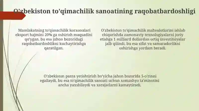 Xorijiy texnologiyalar va ularning O'zbekistondagi qo'llanilishi 4