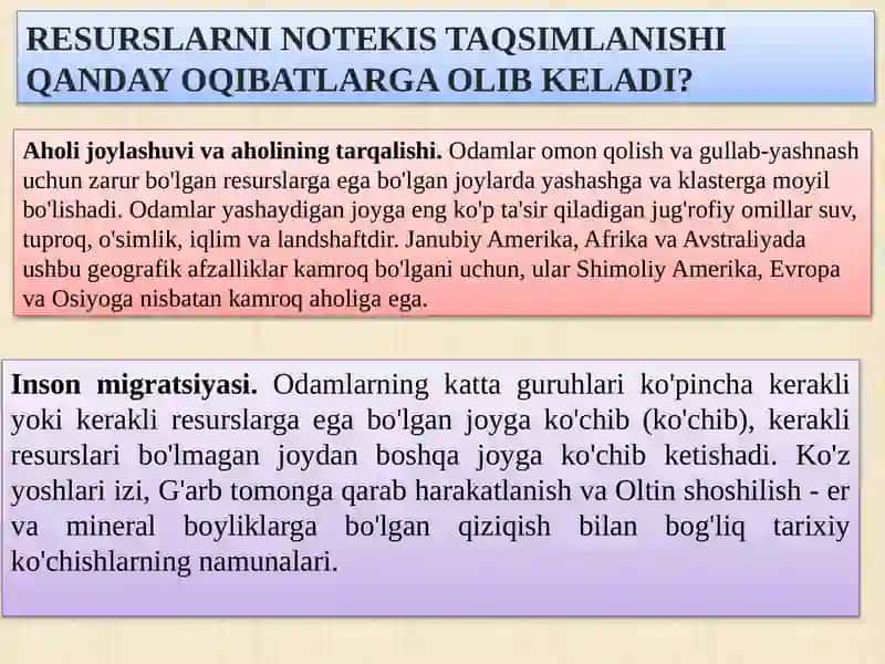 Resurslarni taqsimlash vaqt davomiyligi va qazib olish narxi 4
