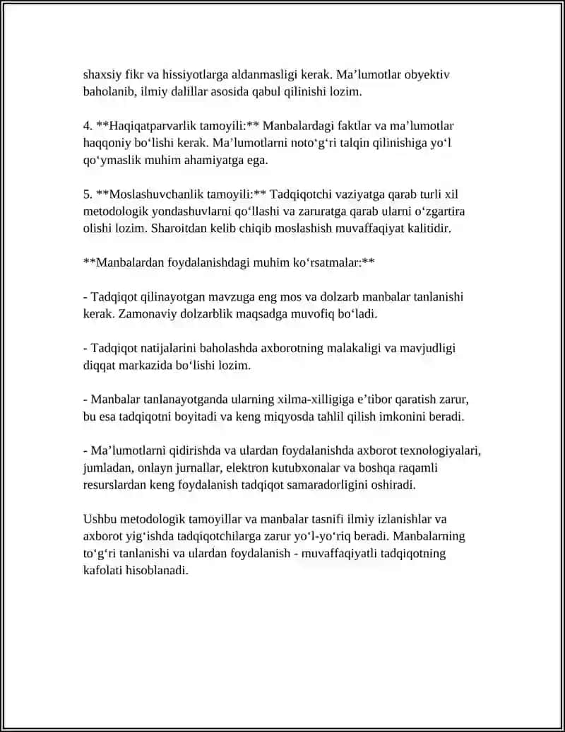 BUXORO XONLIGI TARIXIGA OID MANBALARNING OʼRGANILISHI 4