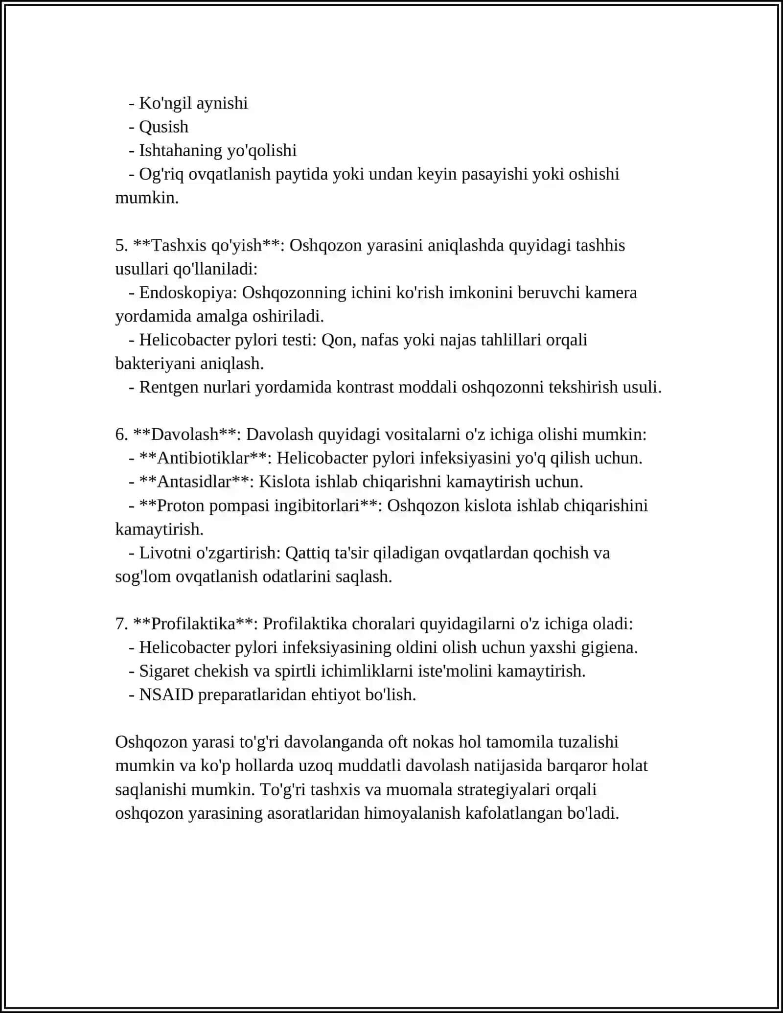OSHQOZON YARASINI ETIYALOLOGIYA VA PATOGENEZI 4