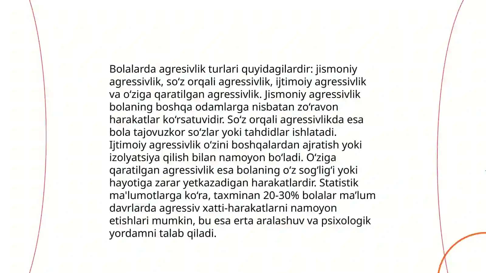 Bolalarda agressivlik va uning namoyon bo'lishi 4