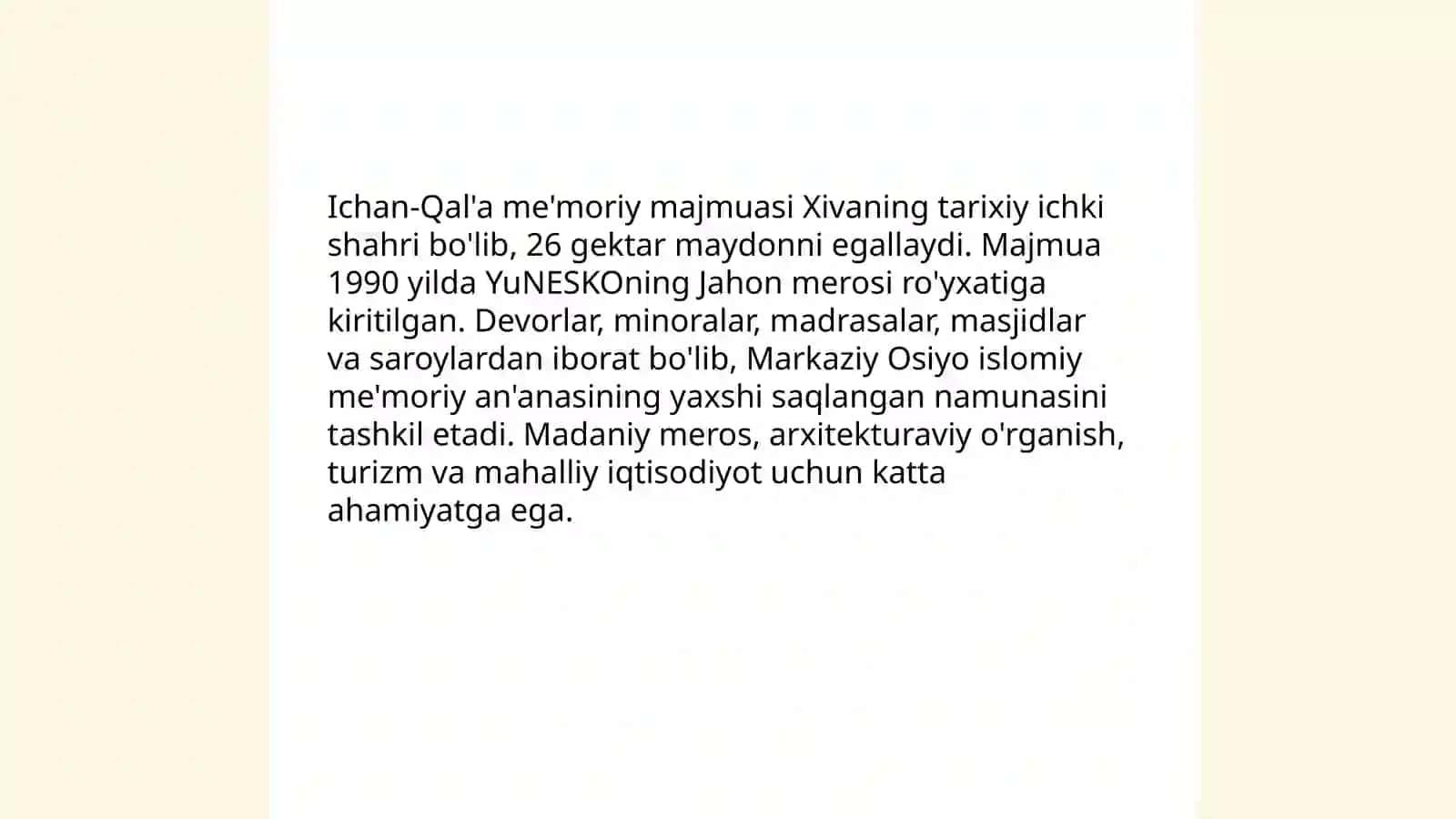 Xiva ming gumbazli shaxar 4