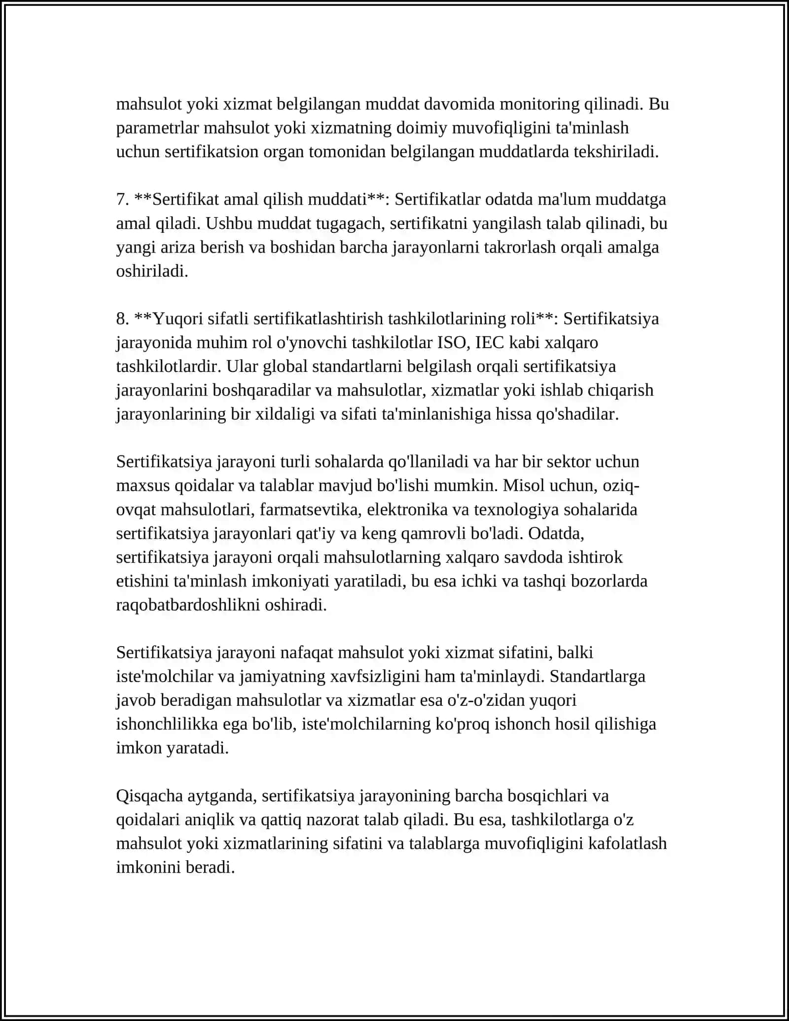 OʻZBEKISTON RESPUBLIKASIDA JOYLASHTIRISH VOSITALARINI SERTIFIKATSIYADAN OʻTKAZISH 4