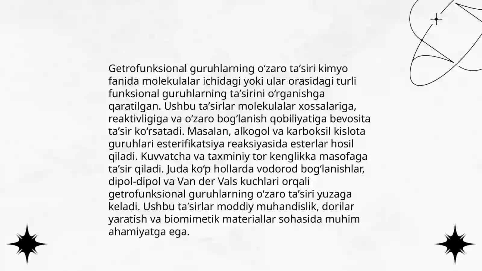 Getrofunksional birikmalar.Getrosiklik birikmalar 4