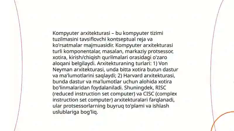Zamonaviy kompyuterlar 4