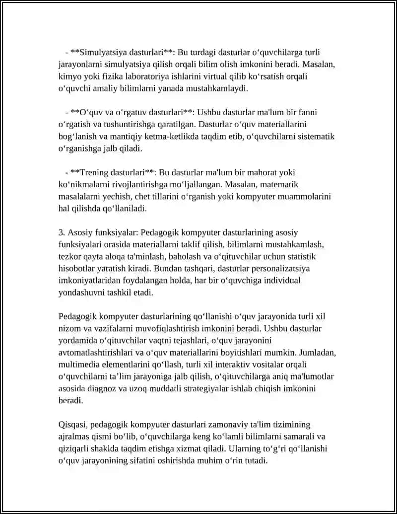 Pedagogik kompyuter dasturlari 4