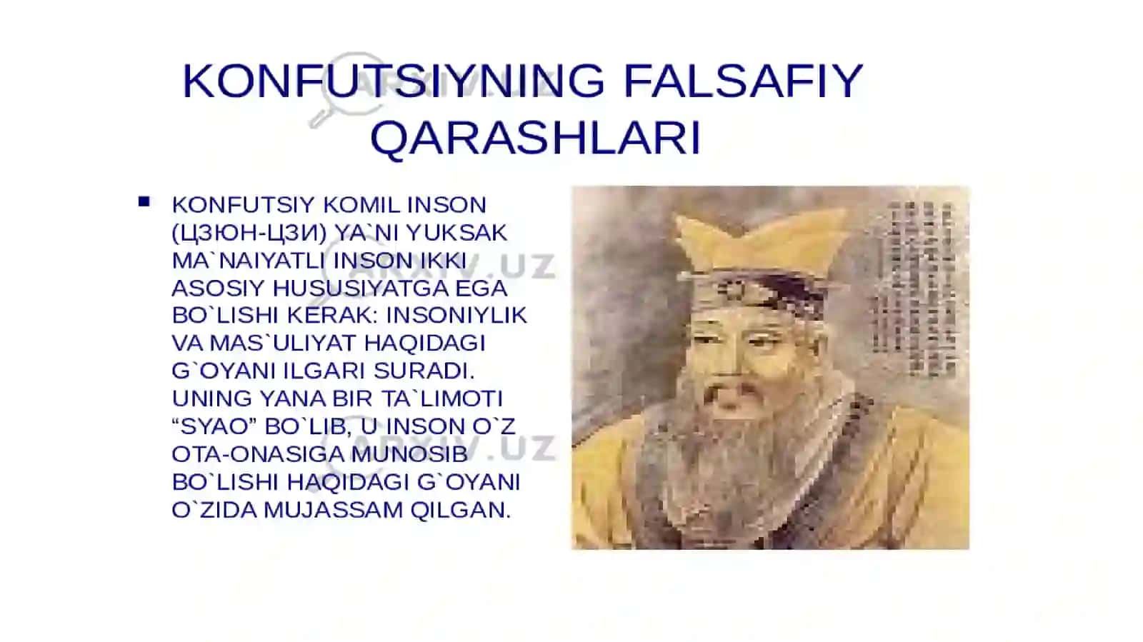 Konfutsiylik Ta'limotida Ijtimoiy-axloqiy masalalar 4