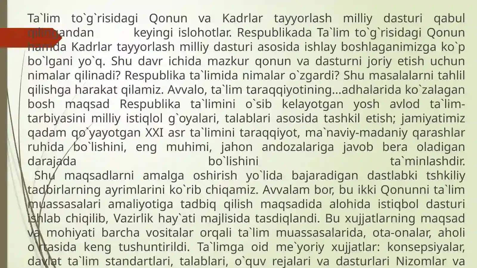 “Ta’lim to`g`risida”gi qonun 4