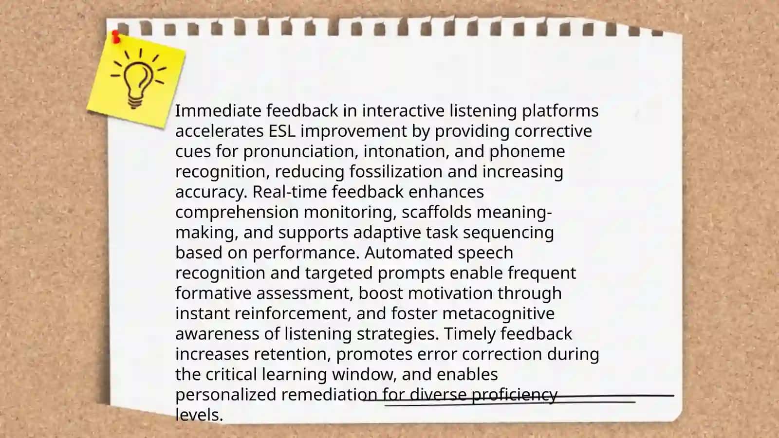 The effectiveness of interactive listening platforms in ESL learning 4