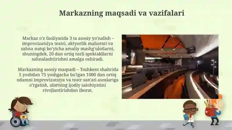 Suujetli-rolli oʻyinlar va sahnalashtirish markazi 4