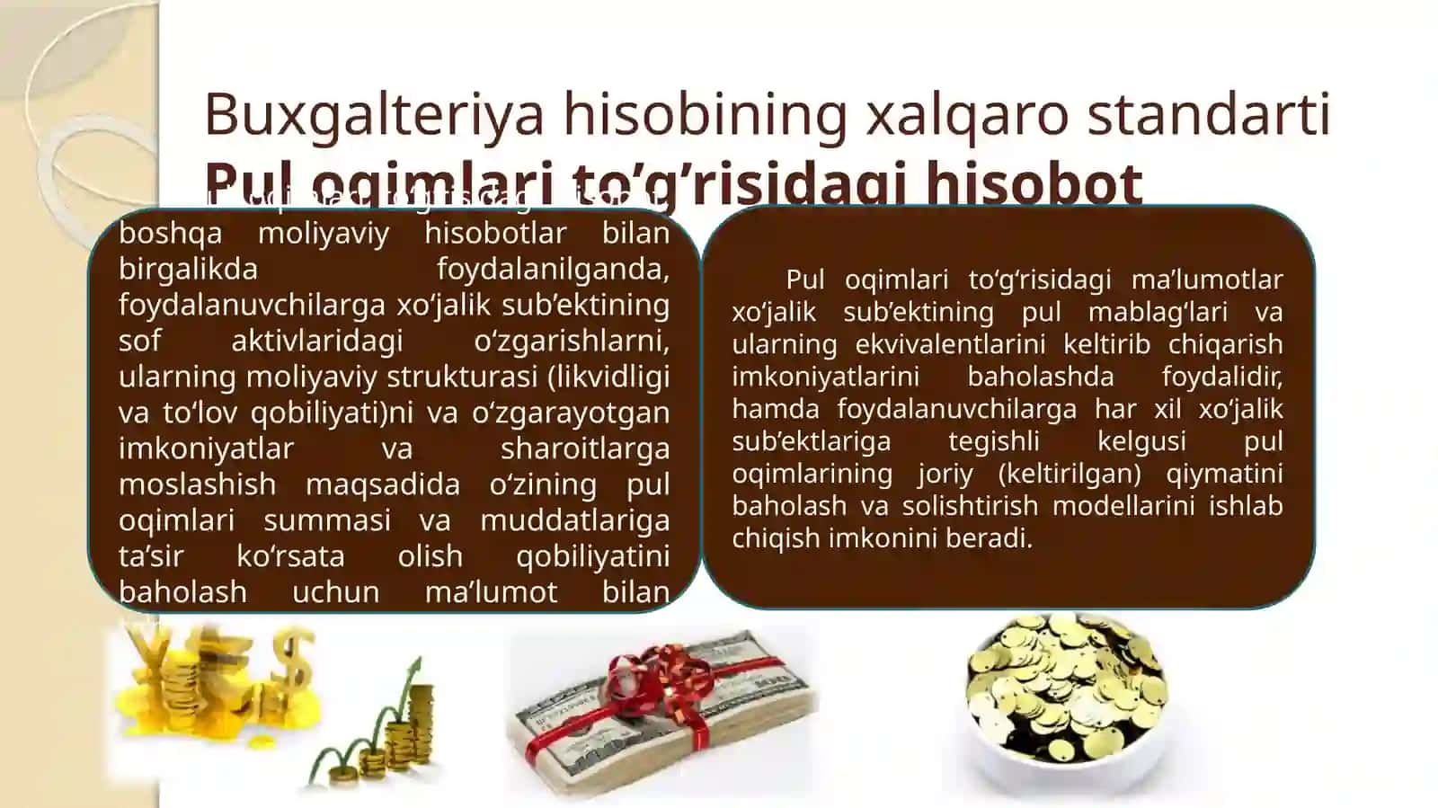 Buxgalteriya hisobining milliy standartlari fanidan Mustaqil ishi 4