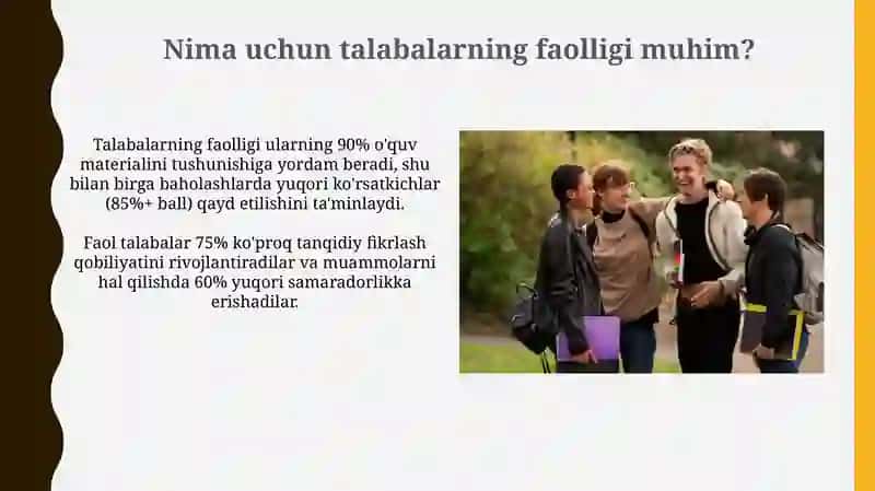 O'quvchilar faolligini faollashtirish 4