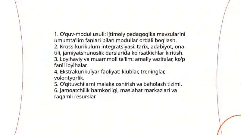 Ijtimoiy pedagogika fanining joriy etilishi 4