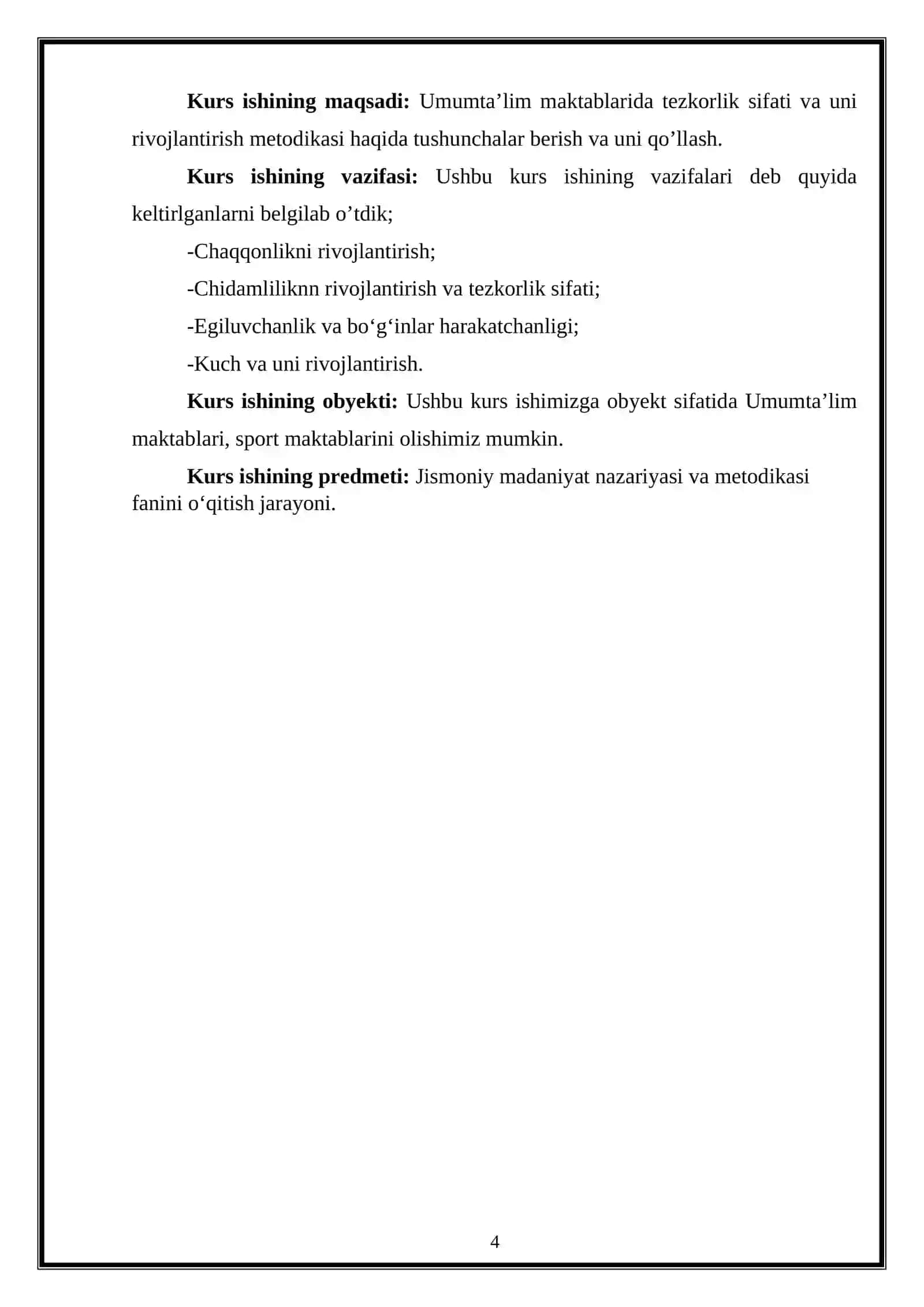 Tezkorlik sifati va uni rivojlantirish metodikasi 4