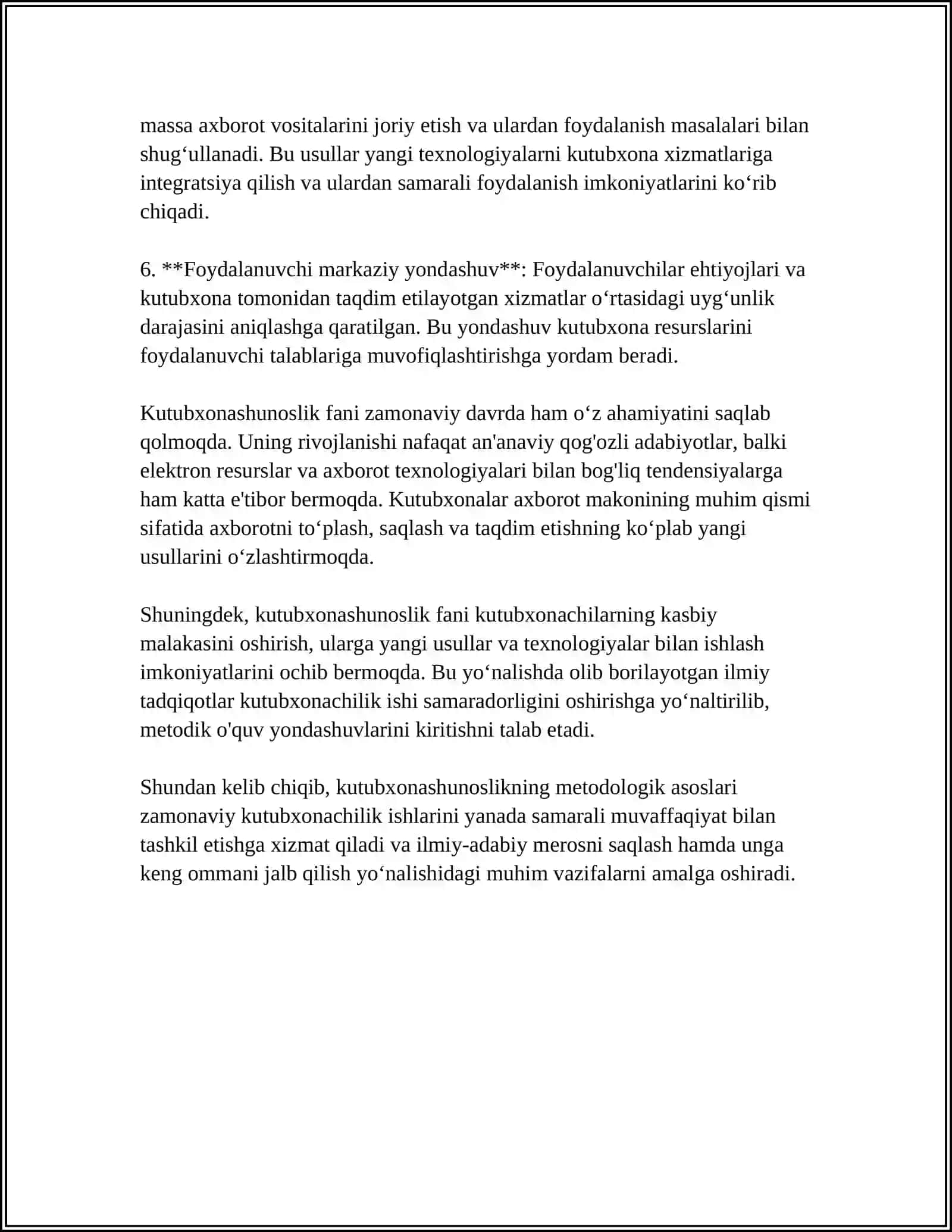 KUTUBXONASHUNLIKNING METADOLOGIYASI 4
