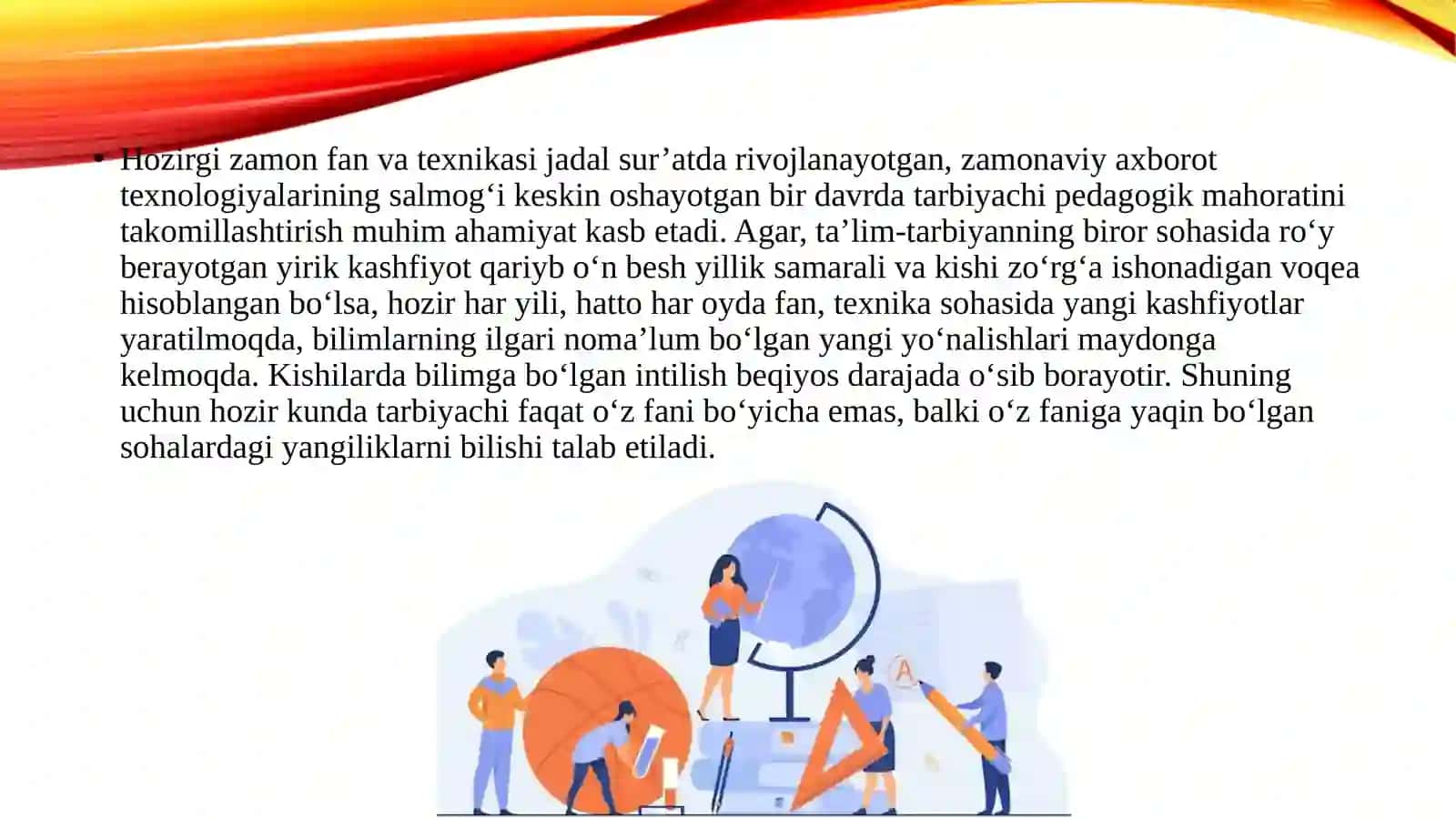 O’qituvchining tarbiyat texnologiyalarini qo’llashda pedagogik mahoratining ahamiyati 4