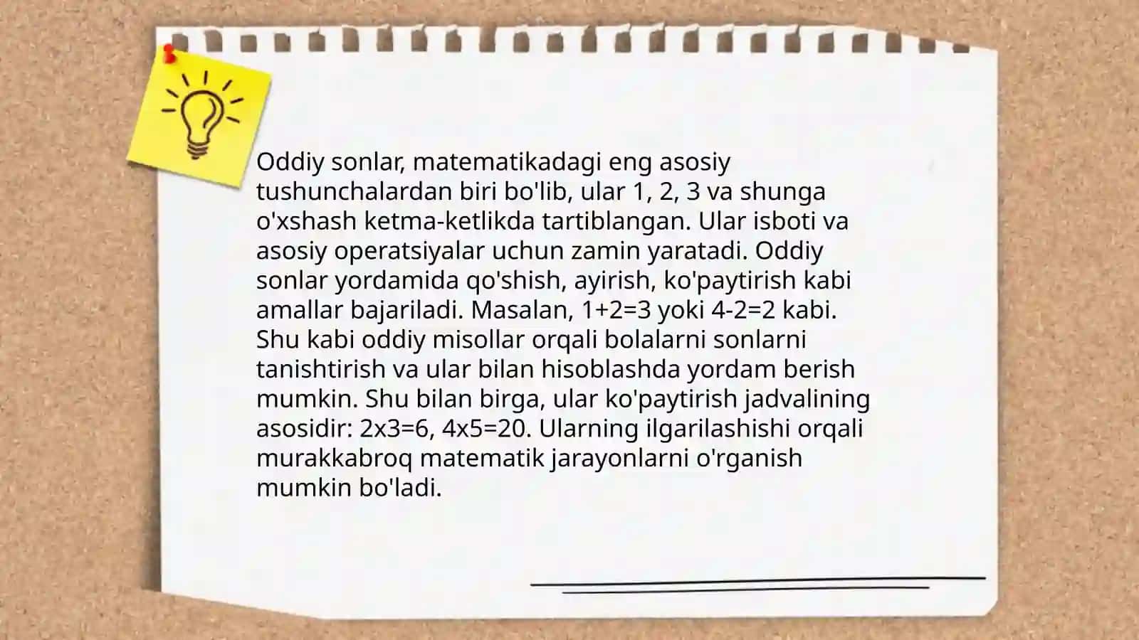 Son, olmosh, feʼl soʻz turkumlarini oʻrganish darslari 4