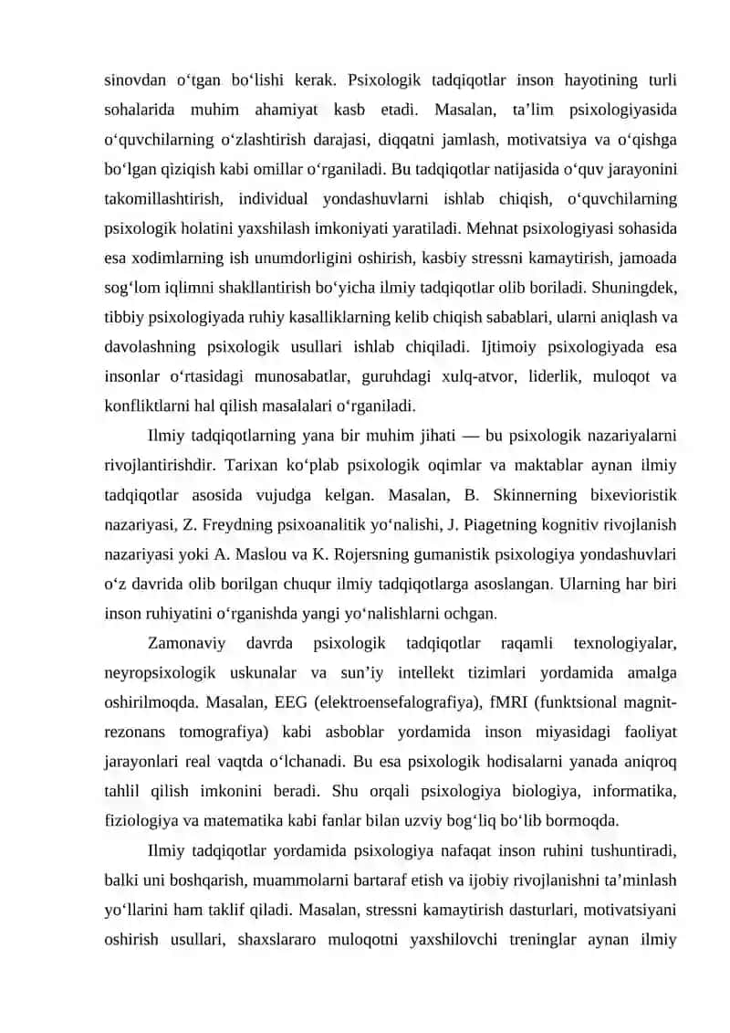 PSIXOLOGIK TADQIQOT TARKIBI VA MANTIQIY IZCHILLIGI 4