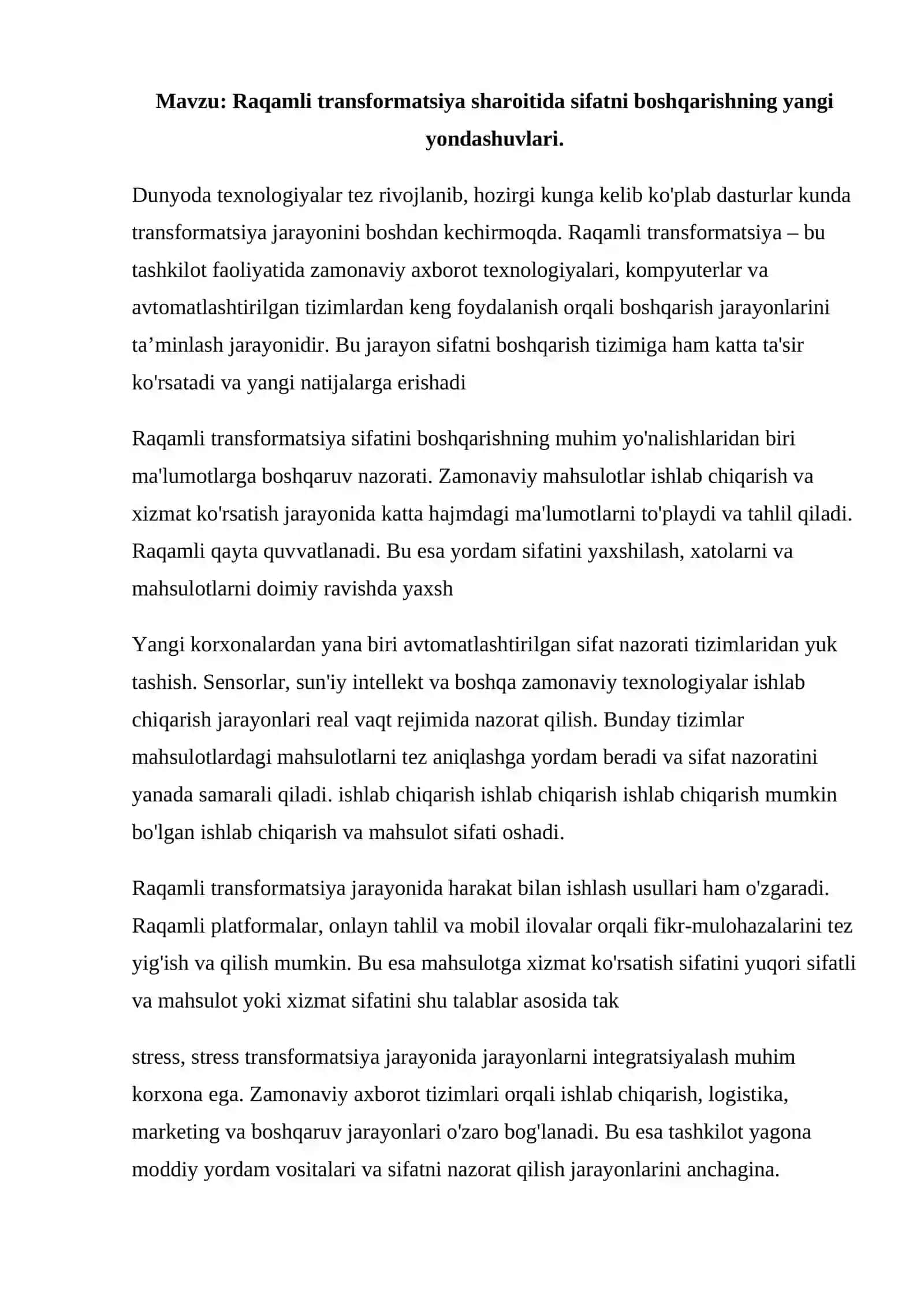 Sifat menejmentida innovatsion texnologiyalarning ahamiyati 4