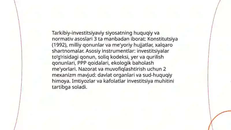 Davlatning tarkibiy-investitsiyaviy siyosati 4
