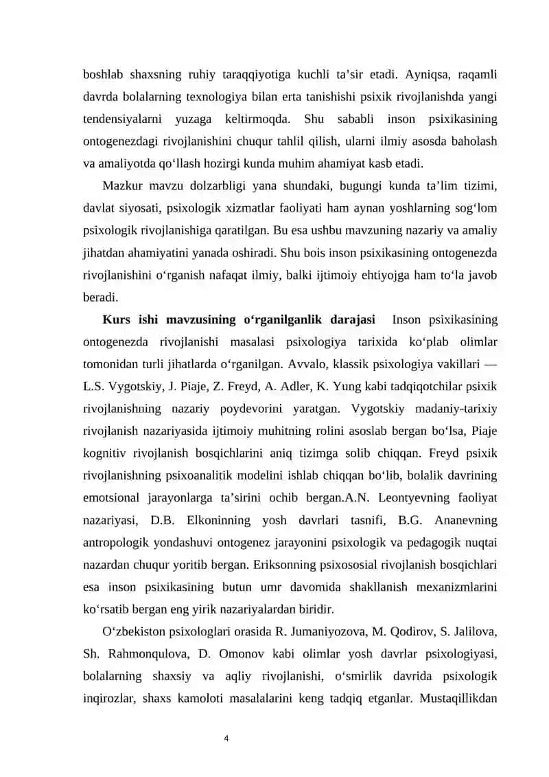 Inson psixikasining ontogenezda rivojlanishi 4