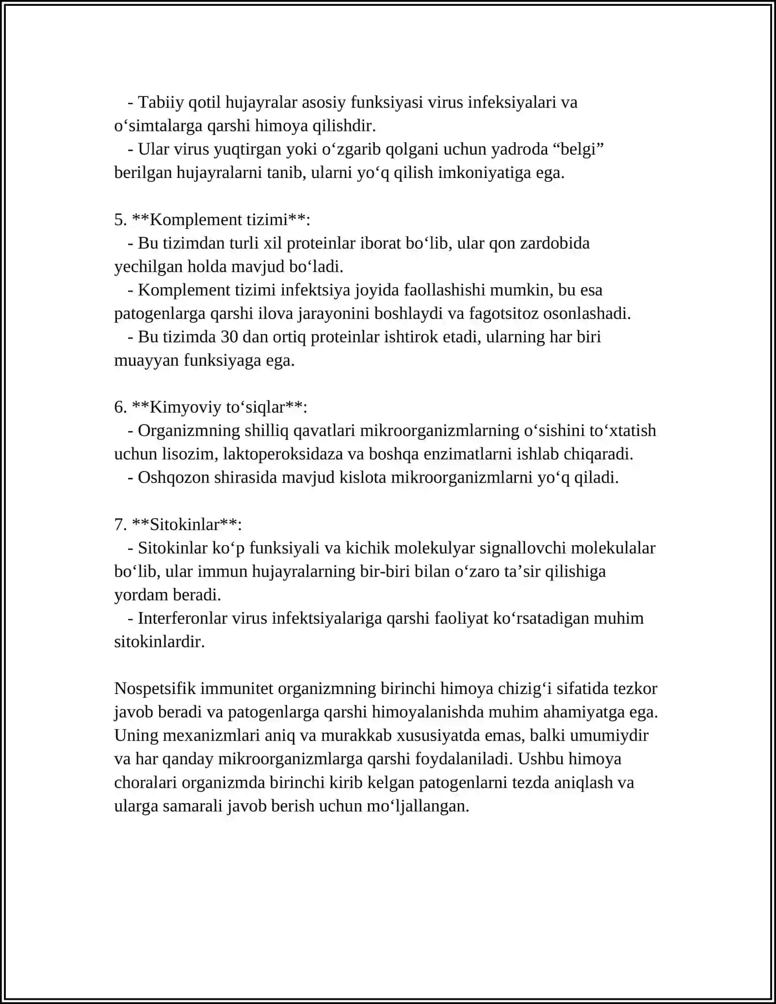 ORGANIZMNING NOSPETSIFIKI HIMOYA OMILI.NOSPETSIFIK HIMOYA OMILLARING HUJAYRAVIY OMILLARI - FAGOSITOZ 4