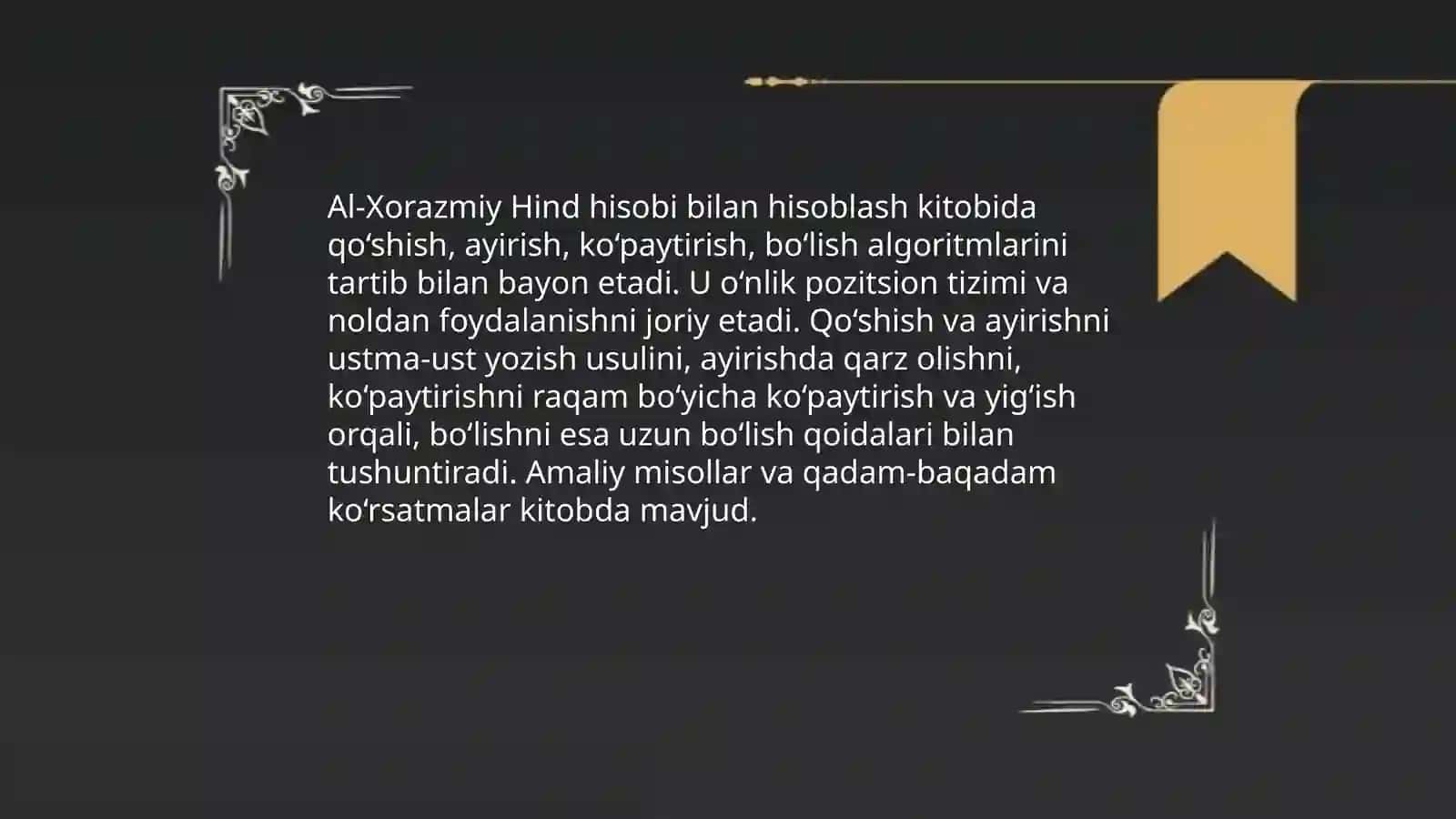 Arifmetikaning Rivojlanishi 4